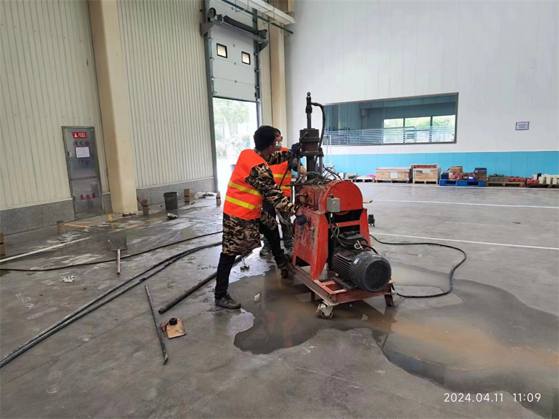 花都厂房地面下沉塌陷注浆加固施工